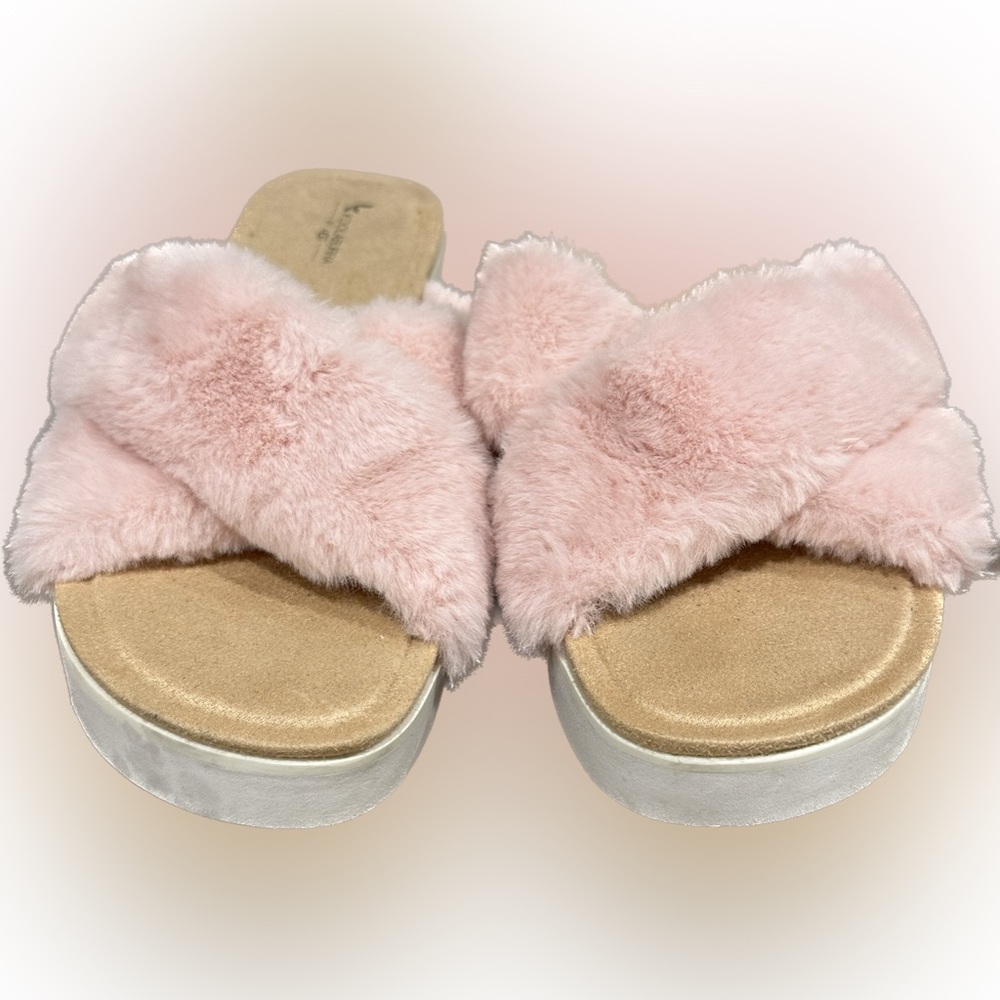 Koolaburra Faux Fur Roubie Fuzz Sandal